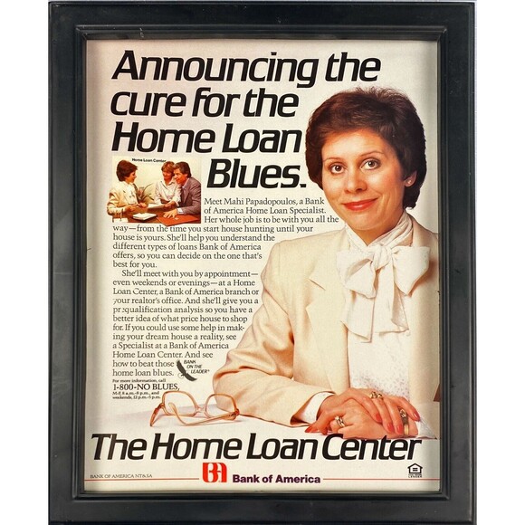 Bank of America Home Loan Center Meet Mahi Home Loan Specialist Print Ad 1985 - Picture 3 of 3